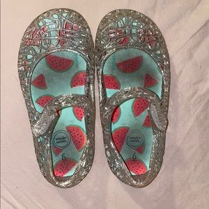 WATERMELON SPARKLE JELLY SHOES